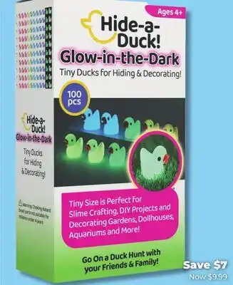 Showcase Hide-a-Duck! Glow-in-the-Dark offer