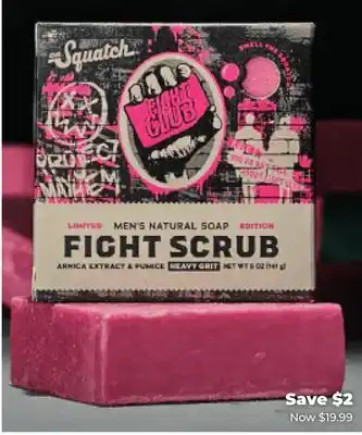 Showcase Dr. Squatch Fight Scrub offer