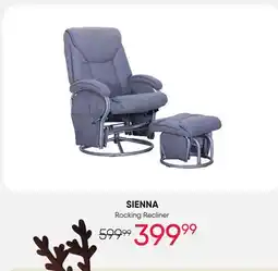 Meubles RD Sienna - Glider Rocker with Ottoman offer