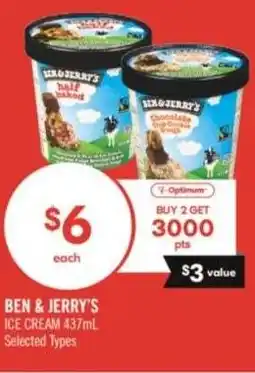 Shoppers Drug Mart Ben & jerry's ice cream offer