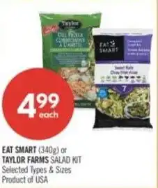 Shoppers Drug Mart Eat smart or taylor farms salad kit offer