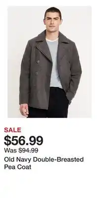 Old Navy Old Navy Double-Breasted Pea Coat offer