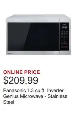 Costco Panasonic 1.3 cu.ft. Inverter Genius Microwave - Stainless Steel offer