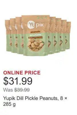 Costco Yupik Dill Pickle Peanuts, 8 × 285 g offer