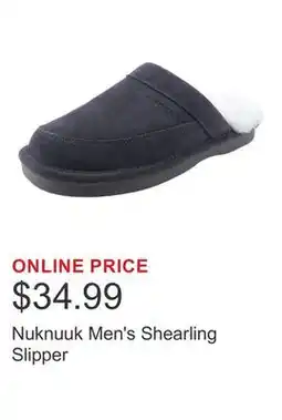 Costco Nuknuuk Men's Shearling Slipper offer