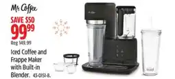 Canadian Tire Mr. Coffee Iced Coffee and Frappe Maker with Built-in Blender offer