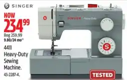 Canadian Tire Singer Heavy-Duty Sewing Machine offer