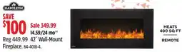 Canadian Tire Napoleon 42˝ Wall-Mount Fireplace offer