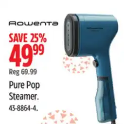 Canadian Tire Rowenta Pure Pop Steamer offer