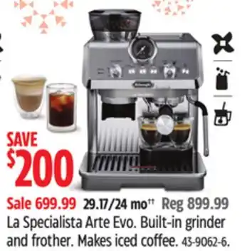 Canadian Tire DeLonghi La Specialista Arte Evo offer