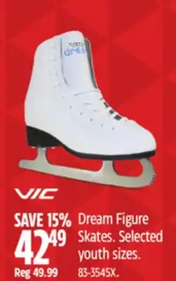 Canadian Tire VIC Dream Figure Skates offer