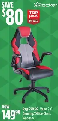 Canadian Tire X Rocker Valor 2.0 Gaming/Office Chair offer