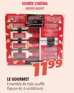 Familiprix LE GOURMET Popcorn kit, 6 units offer