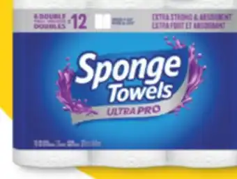 Familiprix SPONGE TOWELS Ultra pro, Paper towels 6 double rolls offer