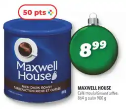 Familiprix MAXWELL HOUSE Ground coffee, 864 g or 900 g offer