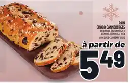 Metro PAIN CHOCO-CANNEBERGES | CHOCOLATE-CRANBERRY BREAD offer