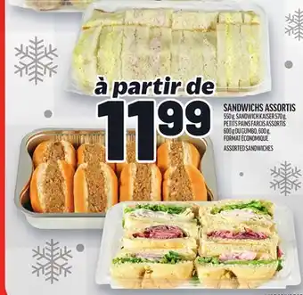 Metro SANDWICHS ASSORTIS | ASSORTED SANDWICHES offer