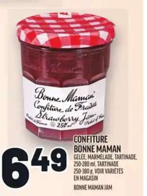 Metro CONFITURE BONNE MAMAN | BONNE MAMAN JAM offer