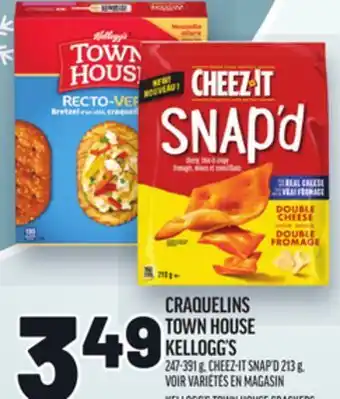 Metro CRAQUELINS TOWN HOUSE KELLOGG'S | KELLOGG'S TOWN HOUSE CRACKERS offer
