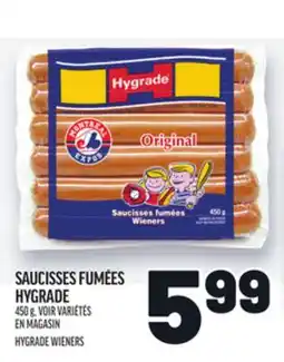 Metro SAUCISSES FUMÉES HYGRADE | HYGRADE WIENERS offer