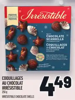 Metro COQUILLAGES AU CHOCOLAT IRRÉSISTIBLE | IRRÉSISTIBLE CHOCOLATE SHELLS offer