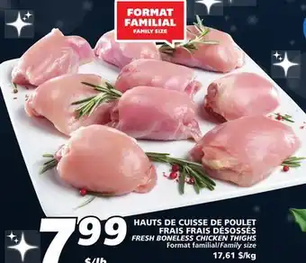 IGA FRESH BONELESS CHICKEN THIGHS offer