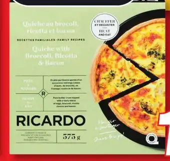 IGA RICARDO FROZEN QUICHE offer