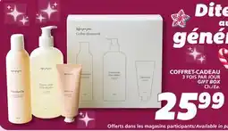 IGA 3 FOIS PAR JOUR GIFT BOX offer