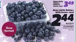 IGA BLUEBERRIES offer