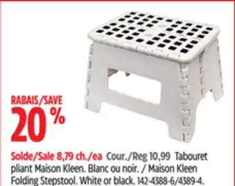 Canadian Tire Maison Kleen Folding Stepstool offer