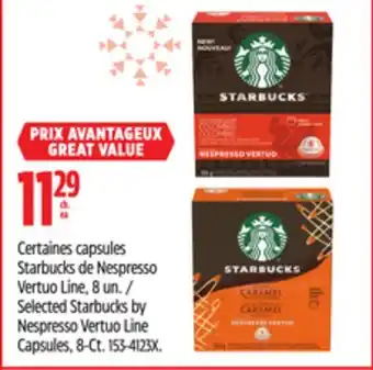 Canadian Tire Selected Starbucks by Nespresso Vertuo Line Capsules, 8-Ct offer
