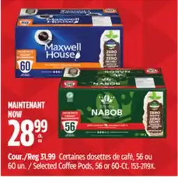 Canadian Tire Selected Coffee Pods, 56 or 60-Ct offer