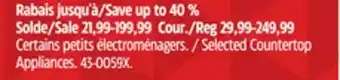 Canadian Tire Heritage The Rock Selected Countertop Appliances offer