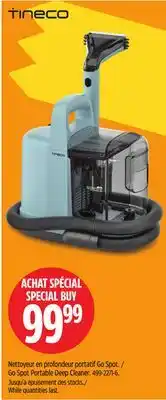 Canadian Tire Tineco Go Spot Portable Deep Cleaner offer