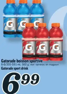 Marché Richelieu GATORADE BOISSON SPORTIVE | GATORADE SPORT DRINK offer