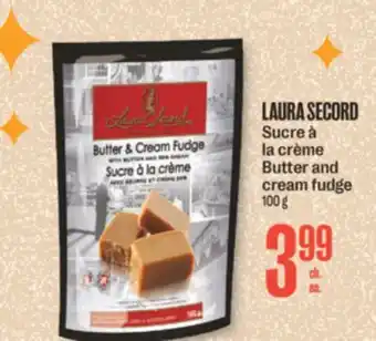 Jean Coutu LAURA SECORD Butter and cream fudge offer