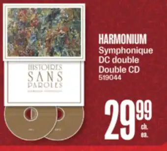 Jean Coutu HARMONIUM Double CD offer