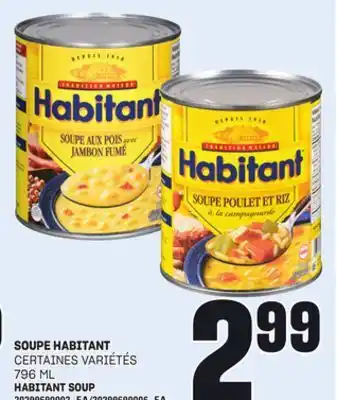 Provigo SOUPE HABITANT, 796 ML offer