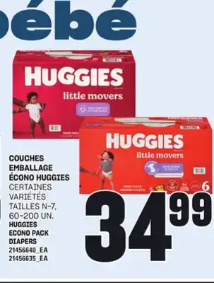 Provigo COUCHES EMBALLAGE ÉCONO HUGGIES, 60-200 UN offer