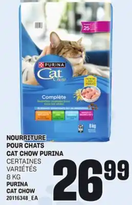 Provigo NOURRITURE POUR CHATS CAT CHOW PURINA, 8 KG offer