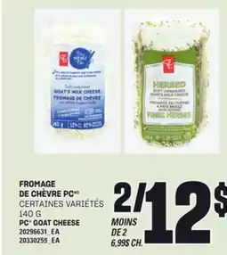 Provigo FROMAGE DE CHÈVRE PC, 140 G offer