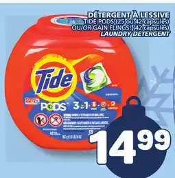 Marché Bonichoix TIDE PODS or GAIN FLINGS! LAUNDRY DETERGENT offer