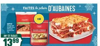 Marché Adonis SAPUTO FROMAGE RÂPÉ | SAPUTO SHREDDED CHEESE offer