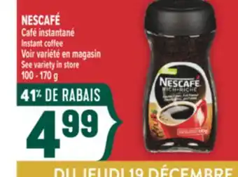 Marché Adonis NESCAFÉ CAFÉ INSTANTANÉ | INSTANT COFFEE offer