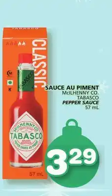 Marches Tradition McILHENNY CO. TABASCO TABASCO PEPPER SAUCE offer