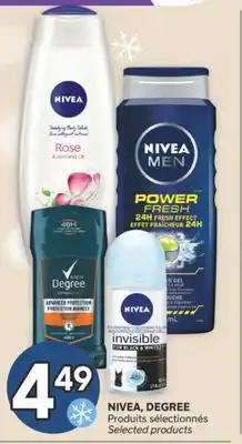 Brunet NIVEA, DEGREE Produits sélectionnés offer