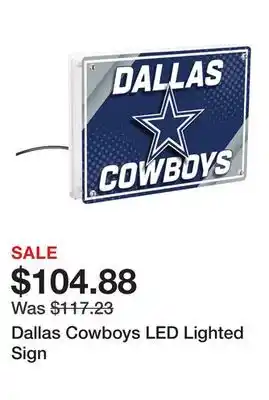 Bed Bath & Beyond Dallas Cowboys LED Lighted Sign offer