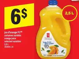 Maxi JUS D'ORANGE PC | ORANGE JUICE, 2.5 L offer