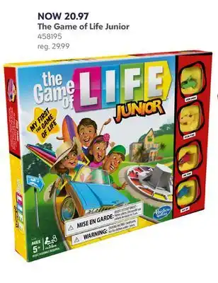 Toys R us The Game of Life Junior offer