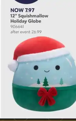 Toys R us 12 Squishmallow Holiday Globe offer